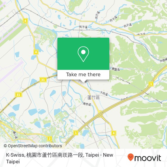 K-Swiss, 桃園市蘆竹區南崁路一段 map