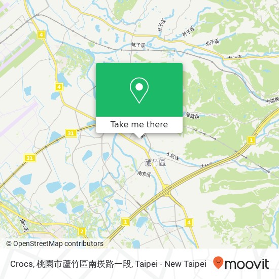 Crocs, 桃園市蘆竹區南崁路一段 map