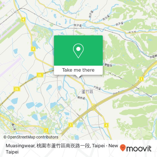 Muasingwear, 桃園市蘆竹區南崁路一段 map