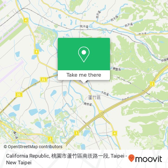 California Republic, 桃園市蘆竹區南崁路一段 map