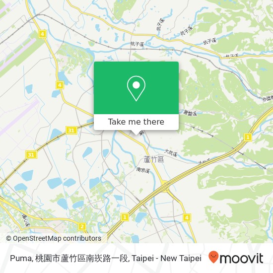Puma, 桃園市蘆竹區南崁路一段地圖