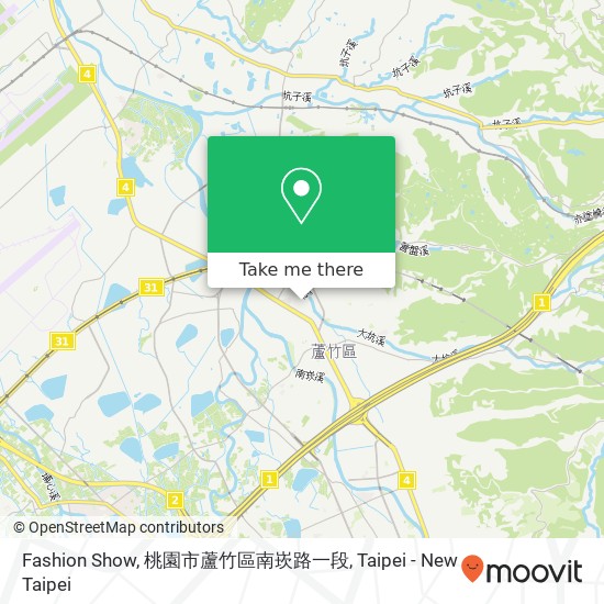 Fashion Show, 桃園市蘆竹區南崁路一段 map