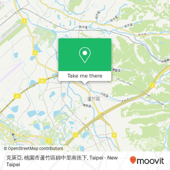 克萊亞, 桃園市蘆竹區錦中里南崁下 map