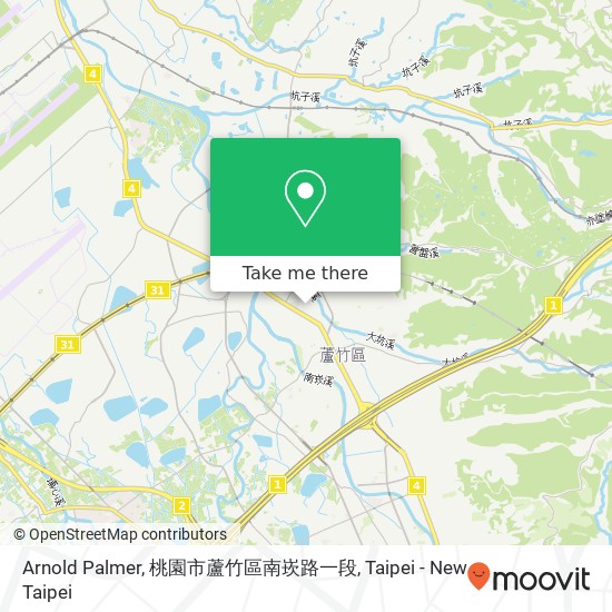 Arnold Palmer, 桃園市蘆竹區南崁路一段 map