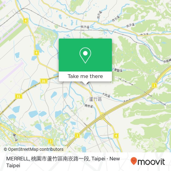 MERRELL, 桃園市蘆竹區南崁路一段 map