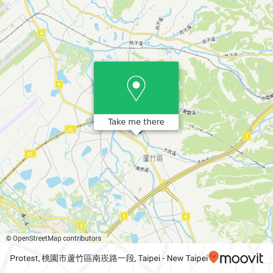 Protest, 桃園市蘆竹區南崁路一段 map