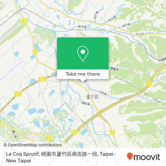 Le Coq Sprotif, 桃園市蘆竹區南崁路一段 map