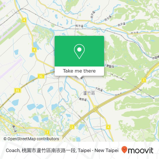 Coach, 桃園市蘆竹區南崁路一段 map