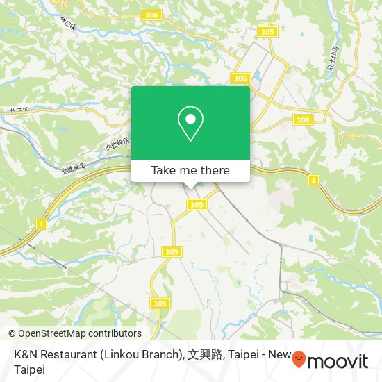 K&N Restaurant (Linkou Branch), 文興路 map