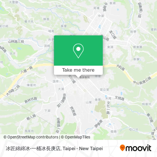 冰匠綿綿冰-一桶冰長庚店 map