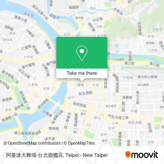 阿曼達大舞場-台北旗艦店地圖