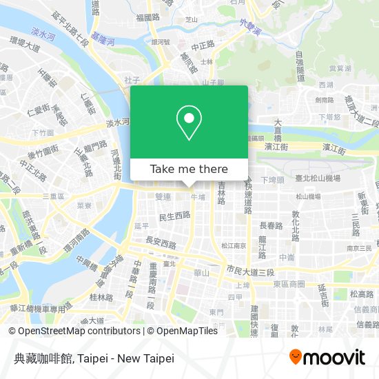 典藏咖啡館 map