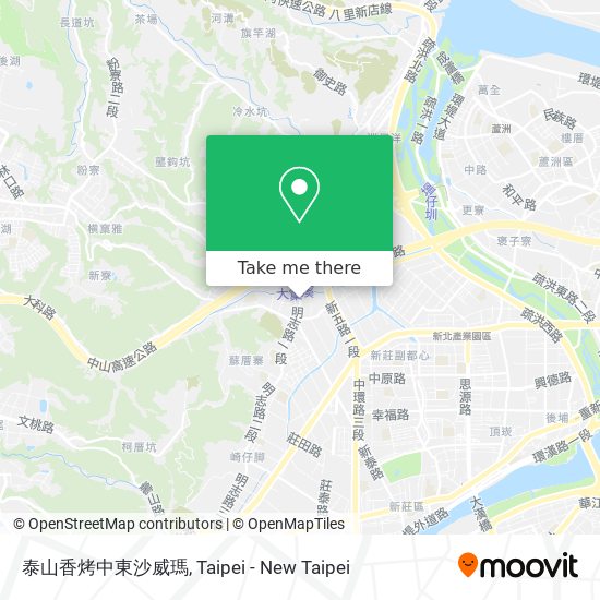 泰山香烤中東沙威瑪 map