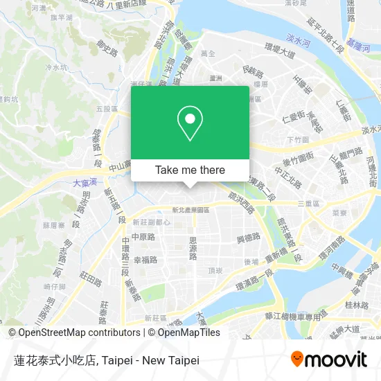 蓮花泰式小吃店地圖