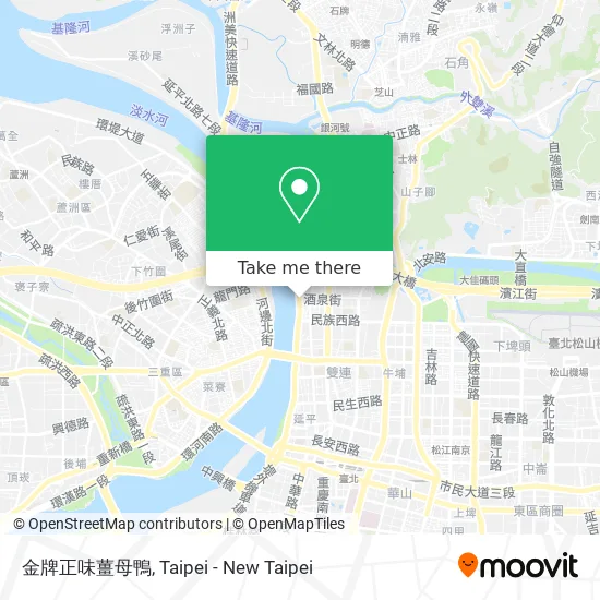 金牌正味薑母鴨 map