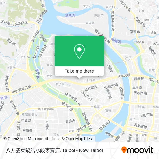 八方雲集鍋貼水餃專賣店 map