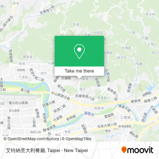 艾特納意大利餐廳地圖