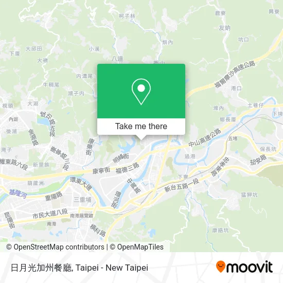 日月光加州餐廳地圖