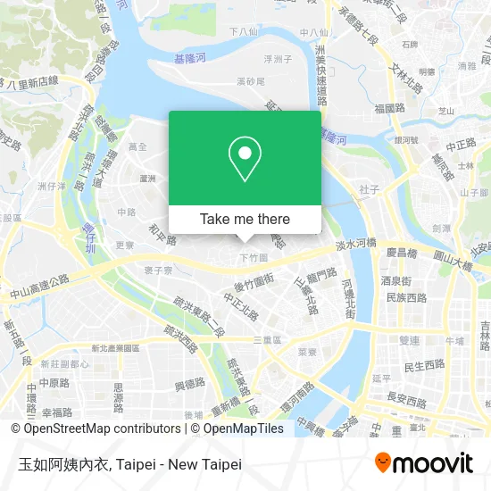 玉如阿姨內衣地圖