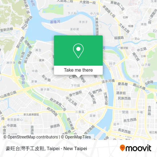 豪旺台灣手工皮鞋地圖