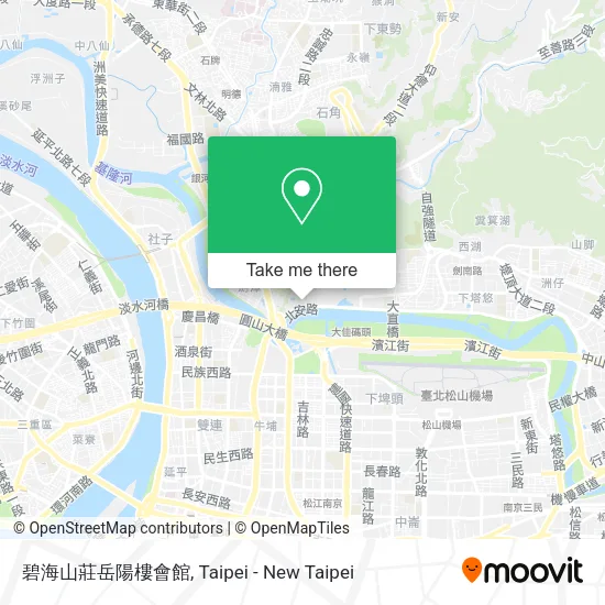 碧海山莊岳陽樓會館地圖