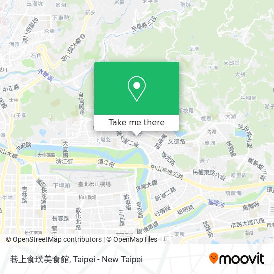 巷上食璞美食館 map