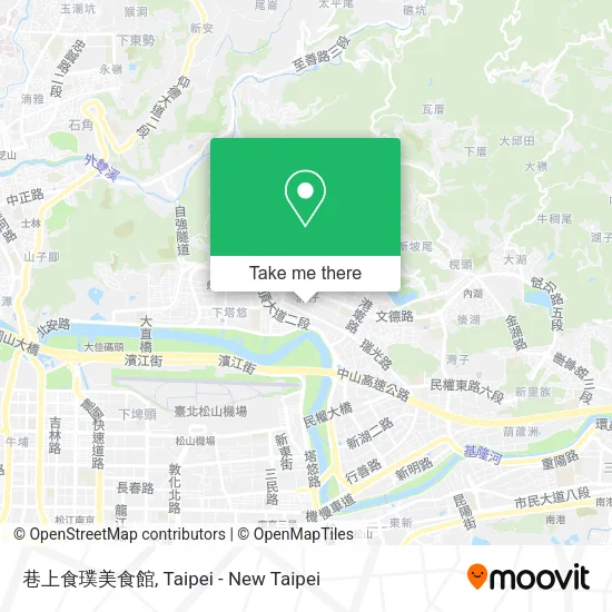 巷上食璞美食館地圖