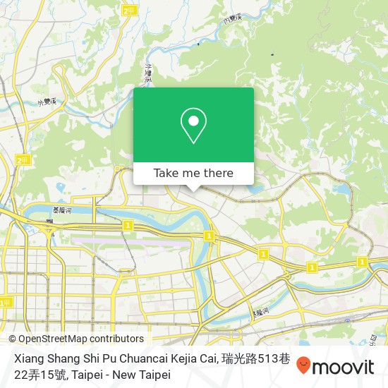 Xiang Shang Shi Pu Chuancai Kejia Cai, 瑞光路513巷22弄15號 map