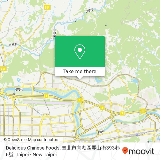 Delicious Chinese Foods, 臺北市內湖區麗山街393巷6號 map