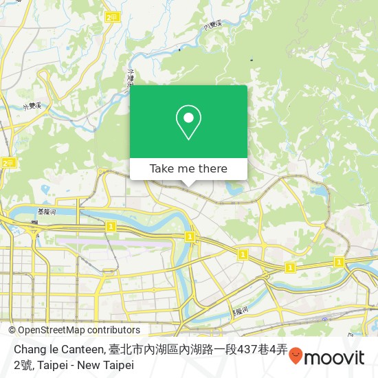 Chang le Canteen, 臺北市內湖區內湖路一段437巷4弄2號 map