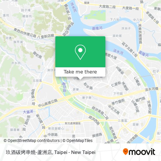 玖酒碳烤串燒-蘆洲店地圖