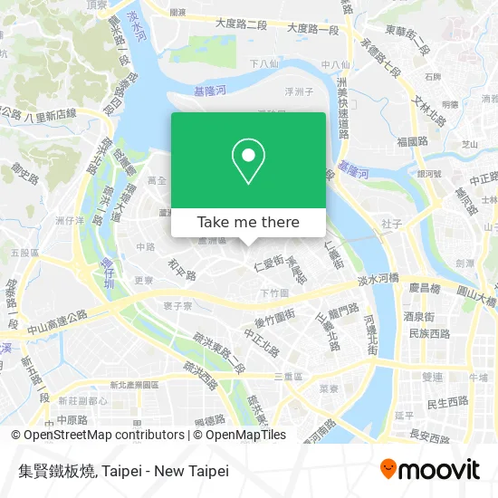集賢鐵板燒 map