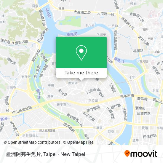 蘆洲阿邦生魚片 map