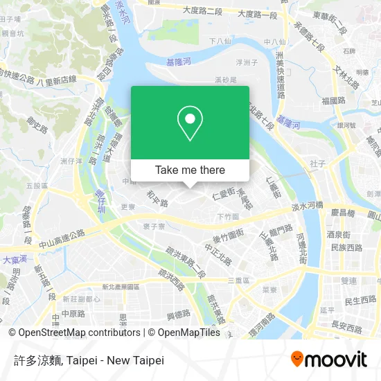 許多涼麵地圖