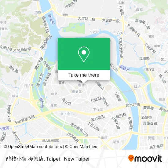 醇樸小鎮 復興店 map
