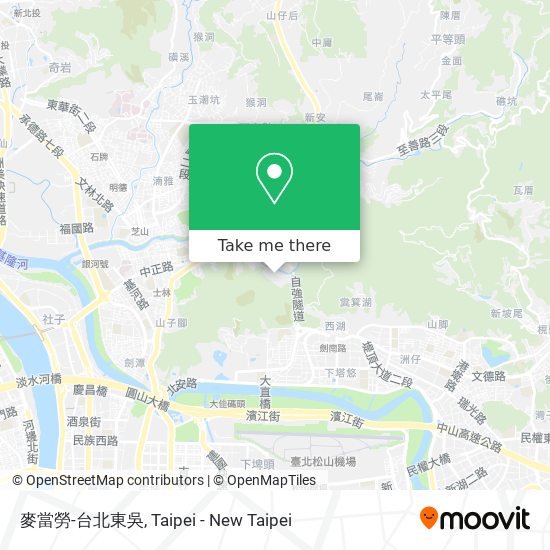 麥當勞-台北東吳 map