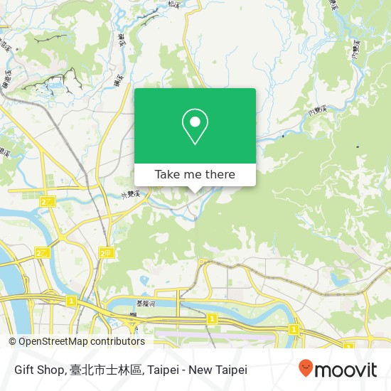 Gift Shop, 臺北市士林區 map