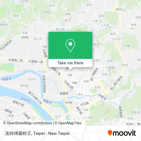 蒸師傅腸粉王 map