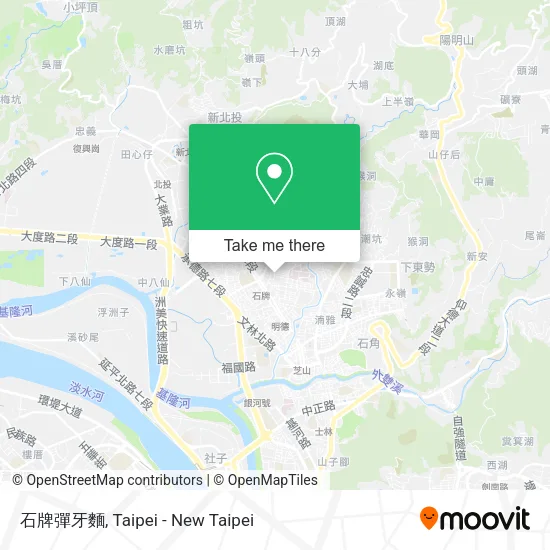 石牌彈牙麵 map
