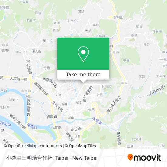 小確幸三明治合作社 map