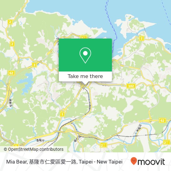 Mia Bear, 基隆市仁愛區愛一路 map