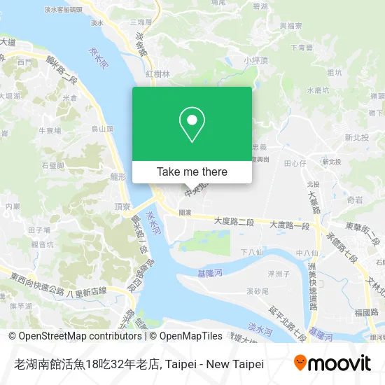 老湖南館活魚18吃32年老店地圖