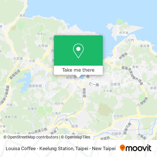 Louisa Coffee - Keelung Station map