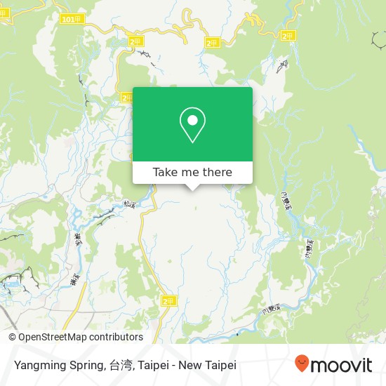 Yangming Spring, 台湾地圖