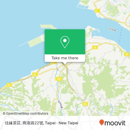 佳緣茶莊, 商港路22號 map