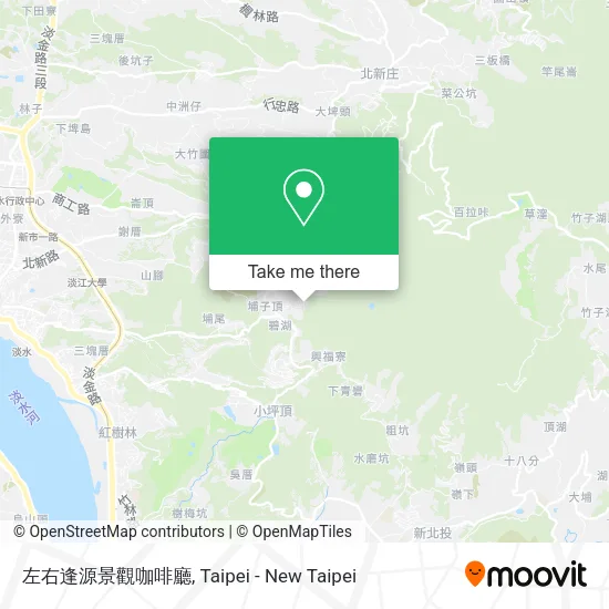 左右逢源景觀咖啡廳地圖