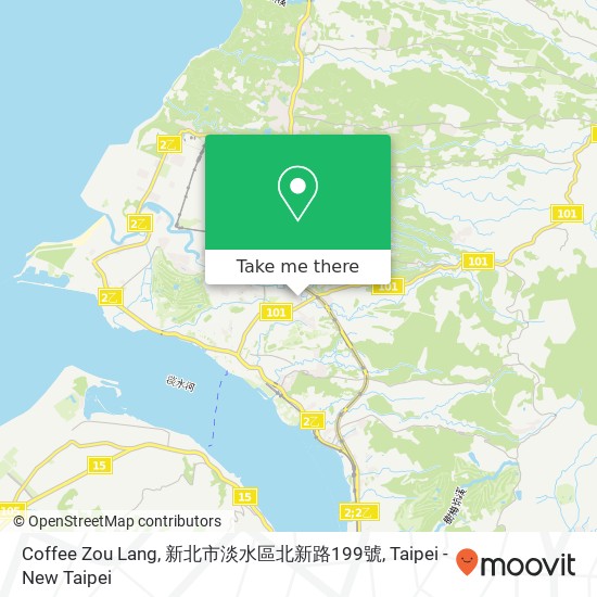 Coffee Zou Lang, 新北市淡水區北新路199號 map