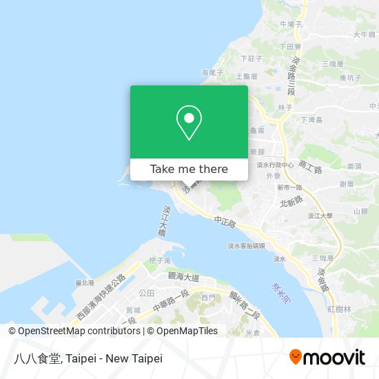 八八食堂 map