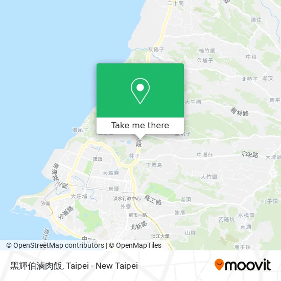 黑輝伯滷肉飯 map