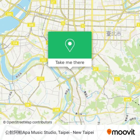 公館阿帕Apa Music Studio map